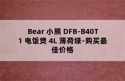 Bear 小熊 DFB-B40T1 电饭煲 4L 薄荷绿-购买最佳价格